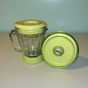 Margaritaville Frozen Concoction Maker 36 oz Glass Pitcher Lid & Salt Rimmer